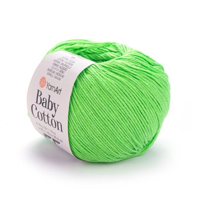 YarnArt Baby Cotton 438 - Neon Green