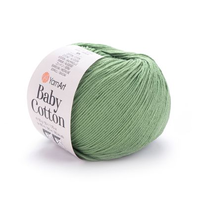 YarnArt Baby Cotton 440 - Light Forest Green
