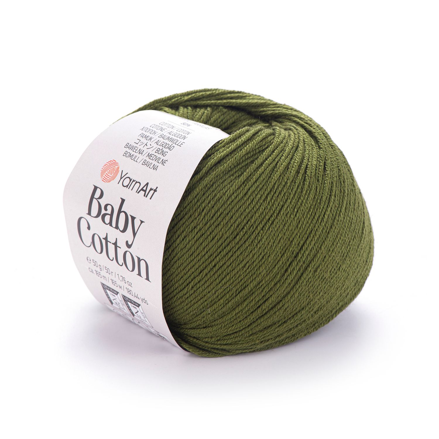 YarnArt Baby Cotton 443 - Khaki Green YarnArt Baby Cotton 443 - Khaki Green
