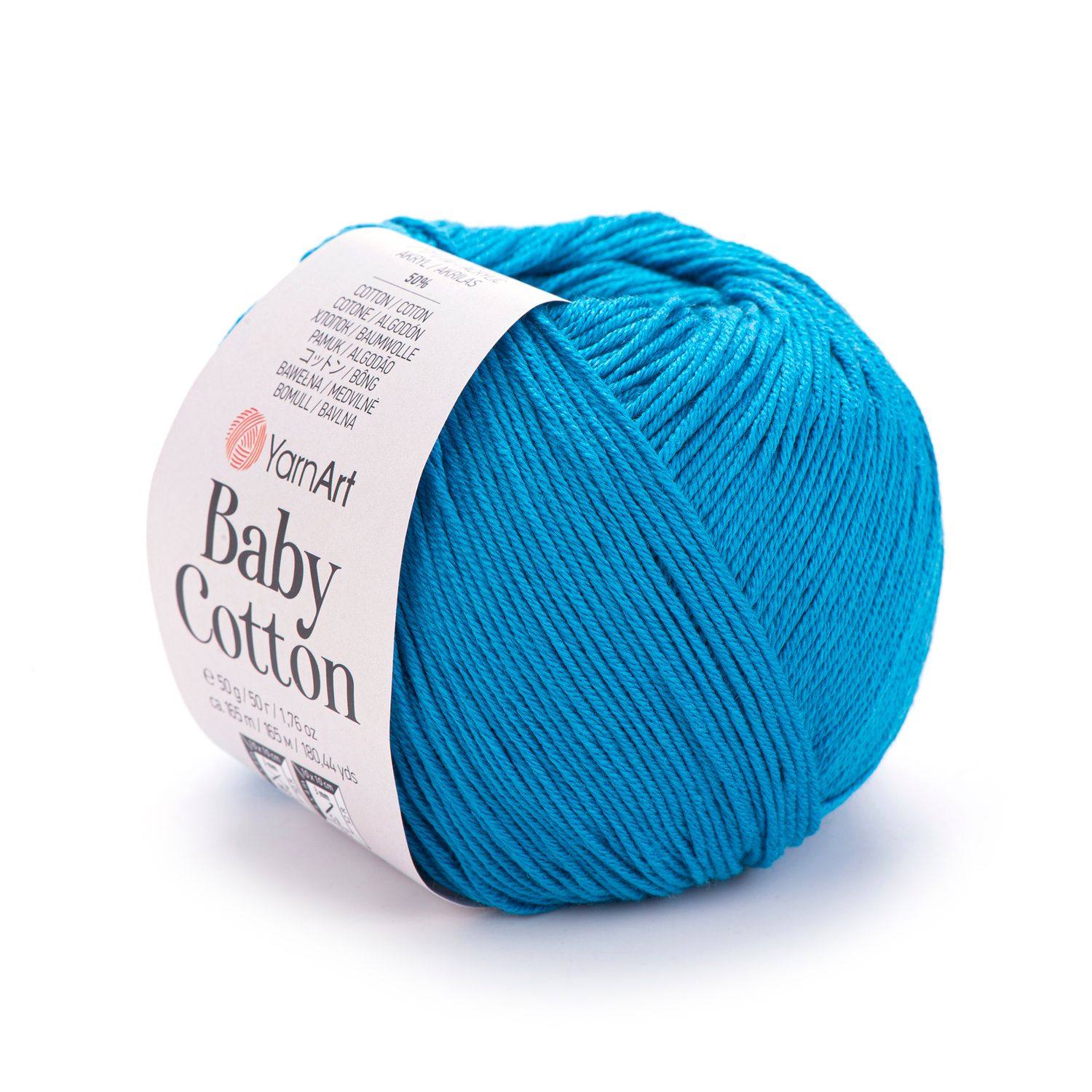 YarnArt Baby Cotton 458 - Peacock Blue