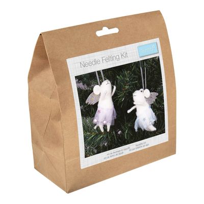 Trimits Needle Felting Kit - Mice Angels Trimits Needle Felting Kit - Mice Angels