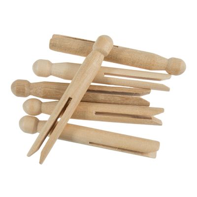 Dolly Pegs - Pack of 6 Dolly Pegs - Pack of 6