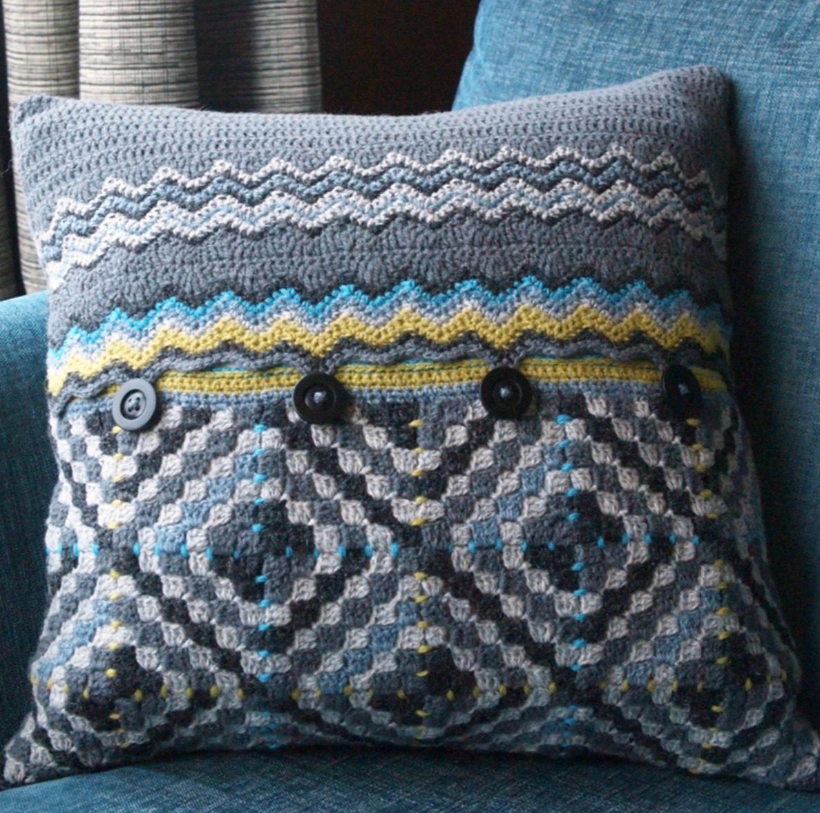 Janie Crow Gladsmuir Cushion Pattern