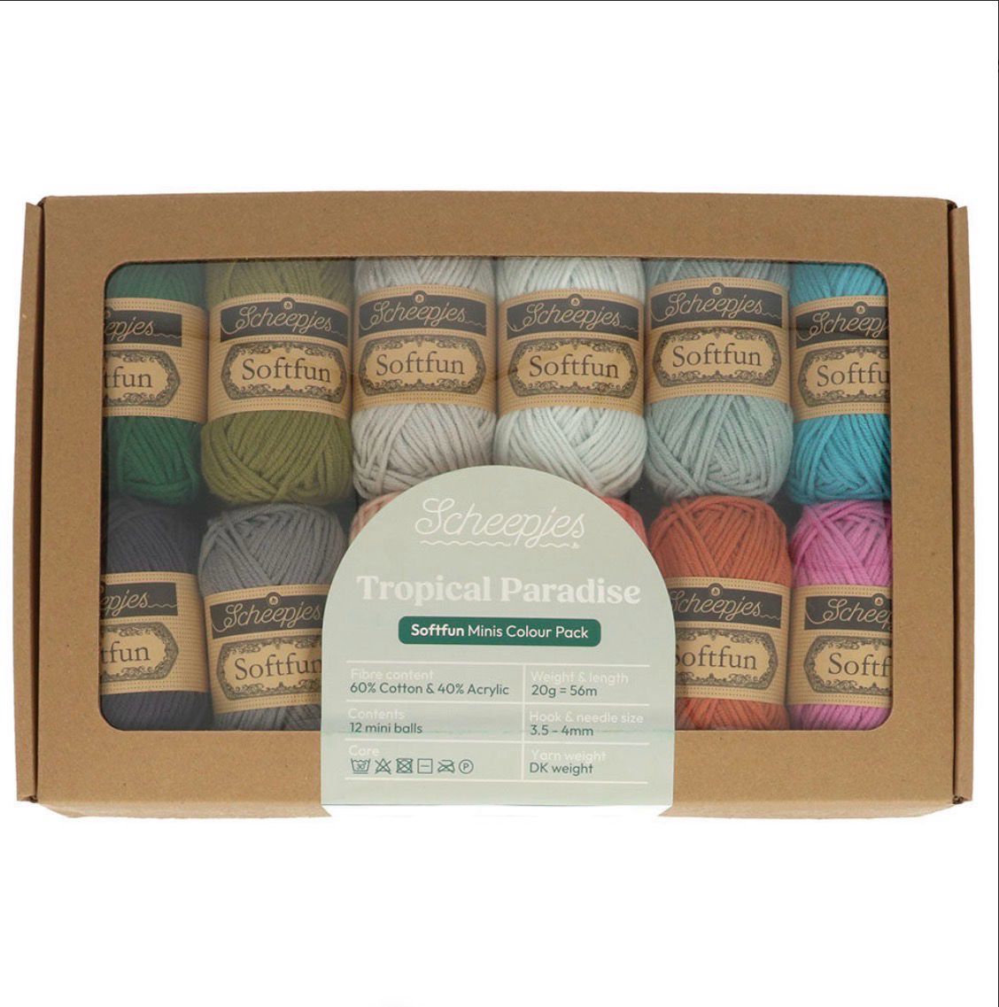 Scheepjes Softfun Colour Pack 12x20g Tropical Paradise