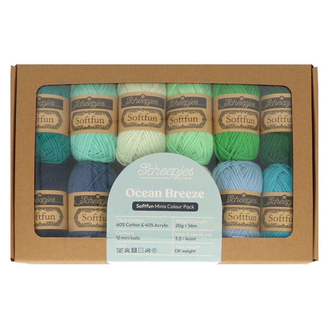 Scheepjes Softfun Colour Pack 12x20g Ocean Breeze