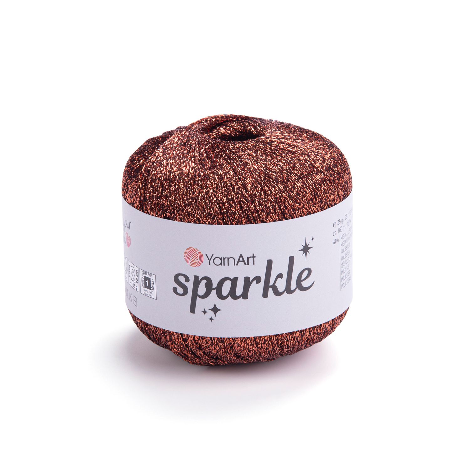 YarnArt Sparkle 1351 - Chocolate Brown
