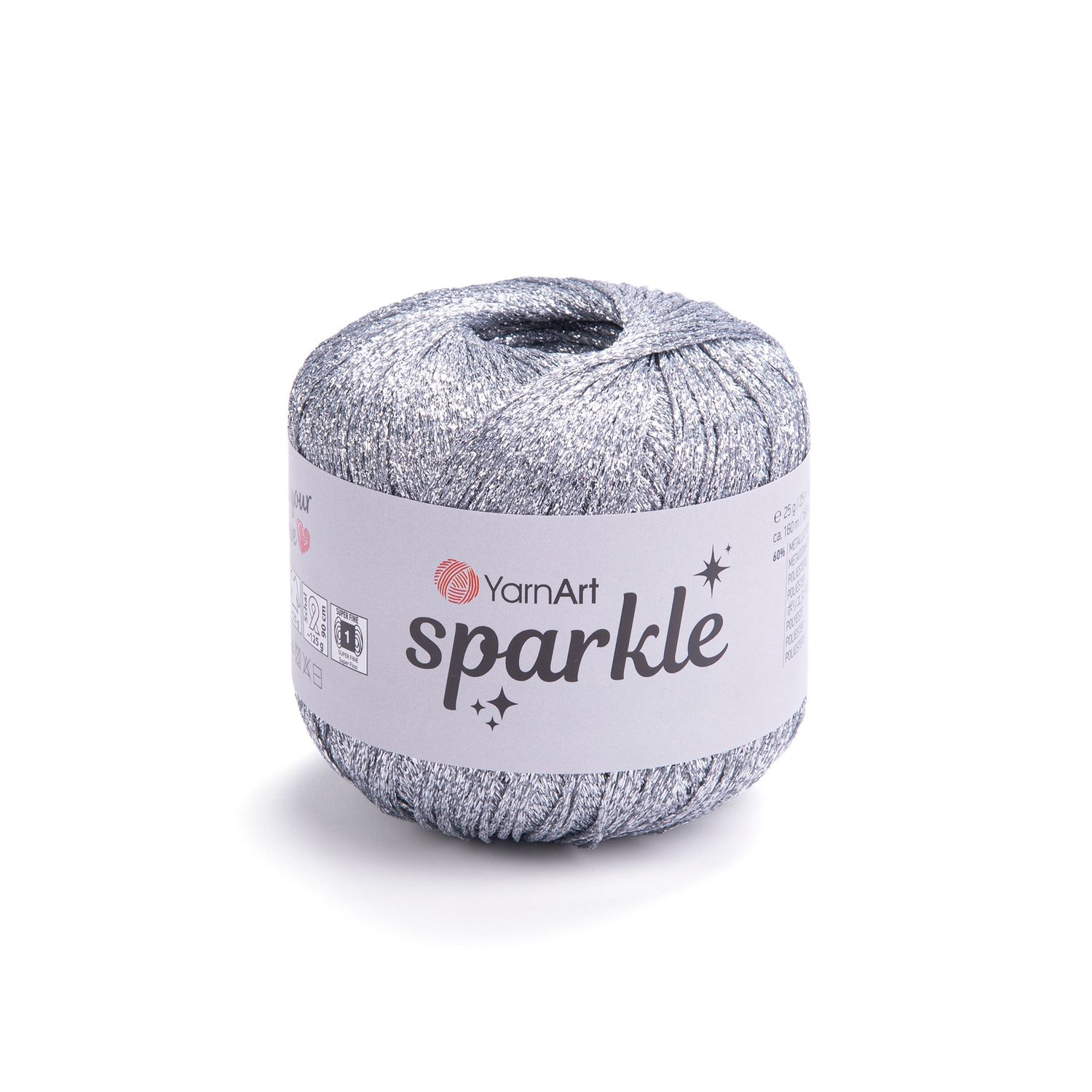 YarnArt Sparkle 1300 - Platinum Silver YarnArt Sparkle 1300 - Platinum Silver