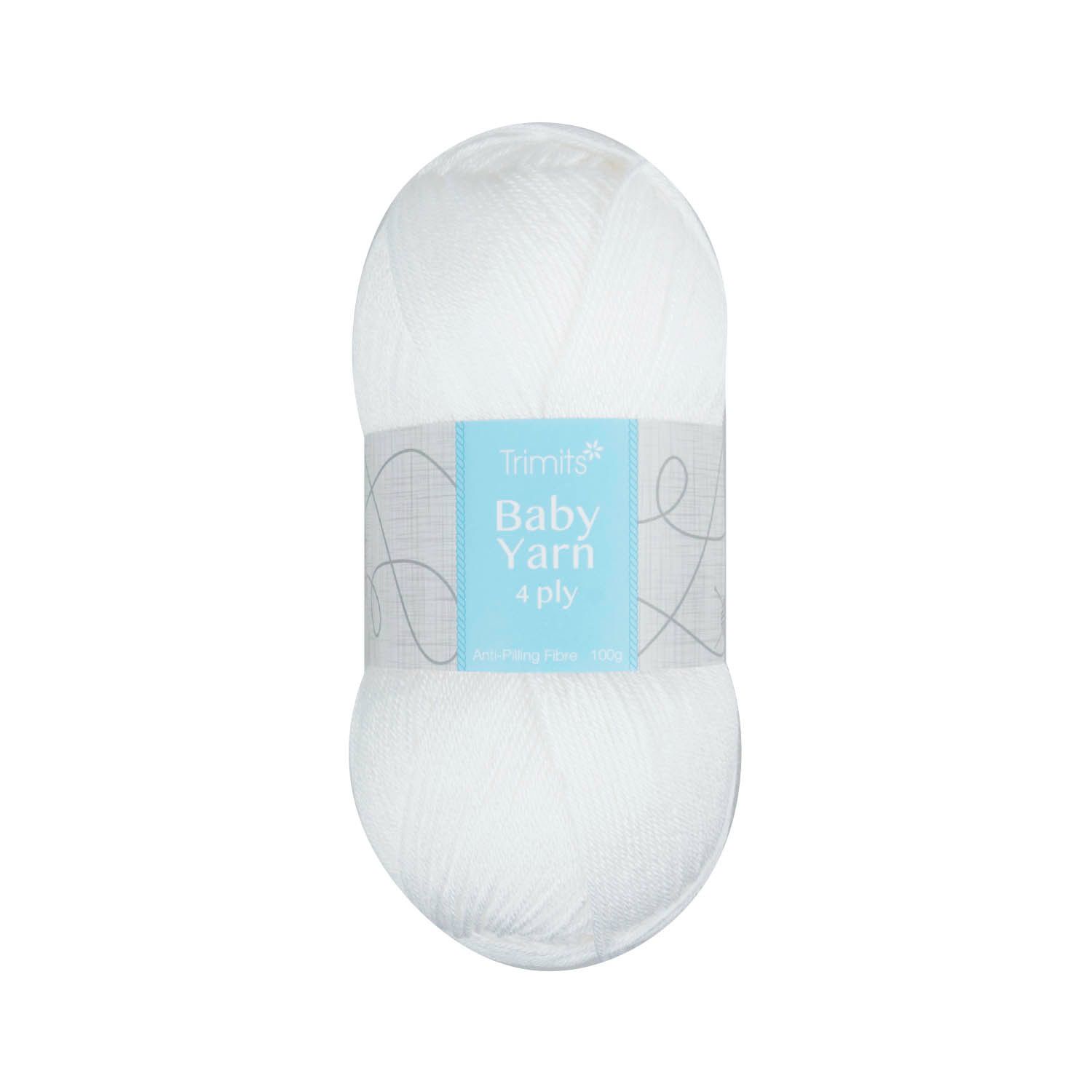 Trimits Baby 4 Ply - White Trimits Baby 4 Ply - White