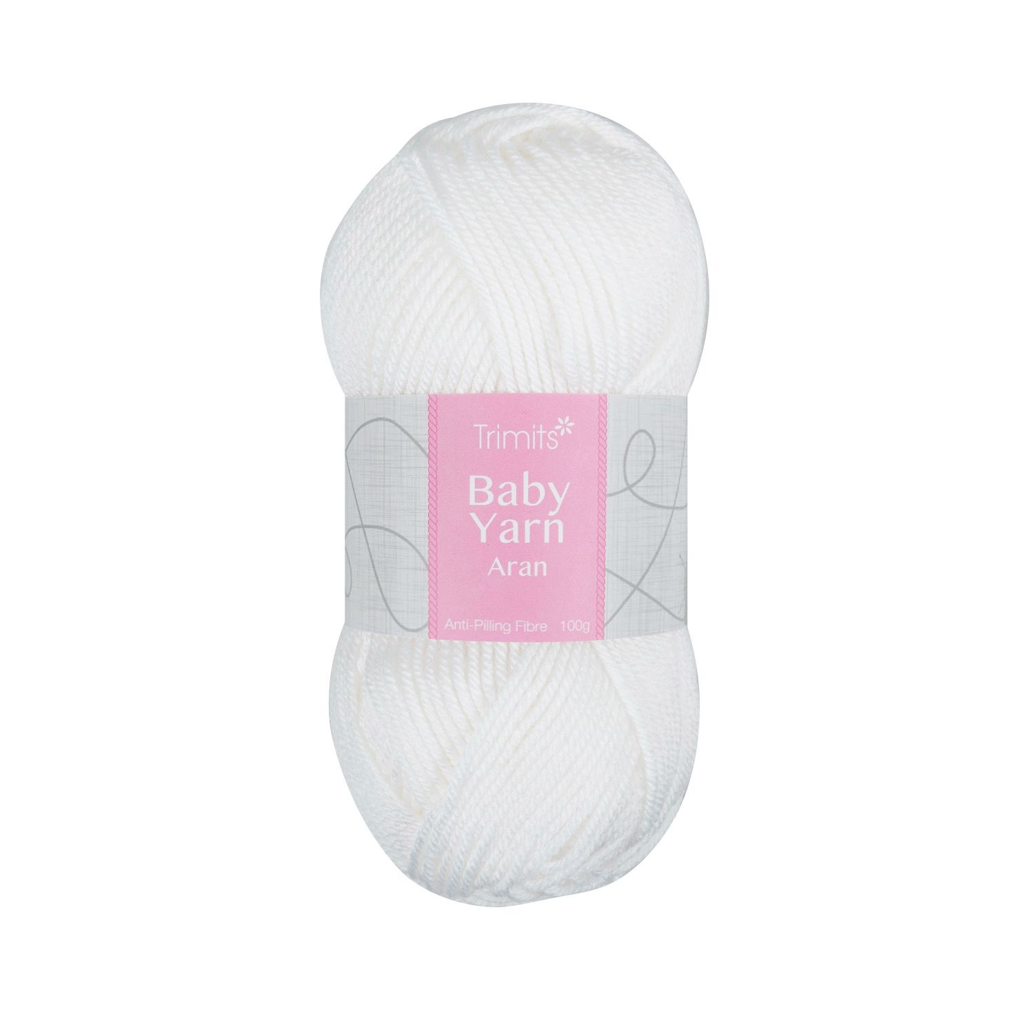 Trimits Baby Aran - White
