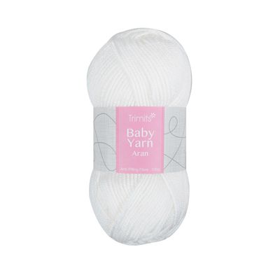 Trimits Baby Aran - White