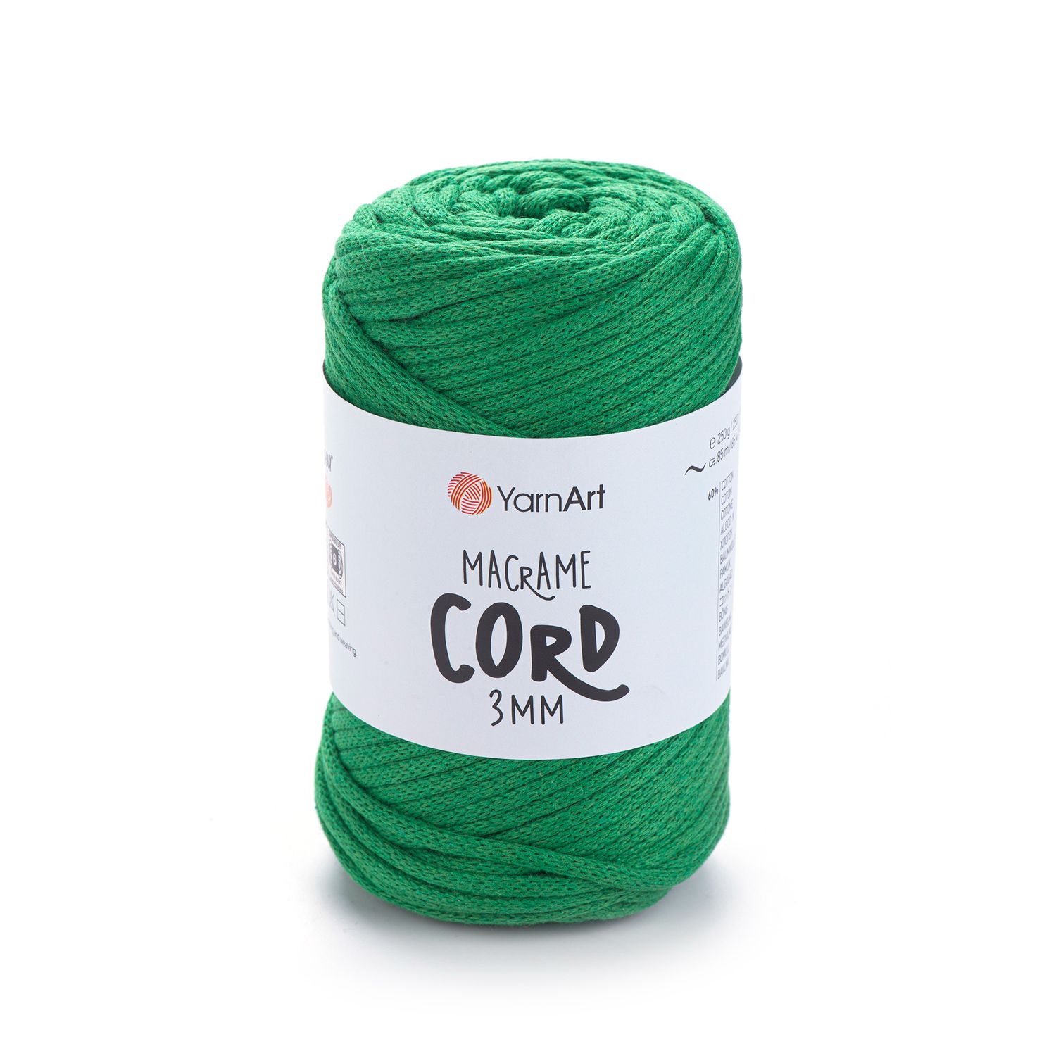 YarnArt Macrame Cord 3mm 759 - Emerald Green