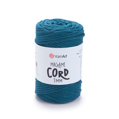 YarnArt Macrame Cord 3mm 789 - Petrol Blue YarnArt Macrame Cord 3mm 789 - Petrol Blue
