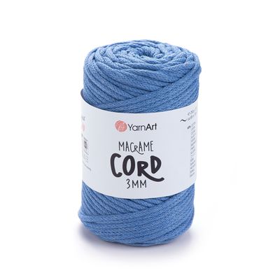 YarnArt Macrame Cord 3mm 786 - Blue YarnArt Macrame Cord 3mm 786 - Blue