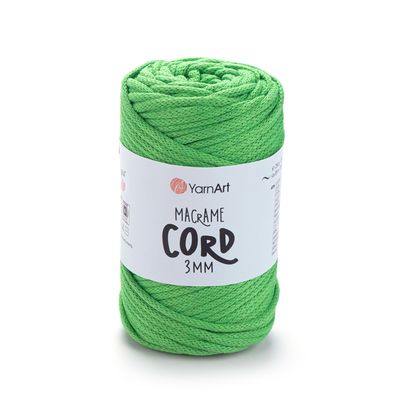 YarnArt Macrame Cord 3mm 802 - Green YarnArt Macrame Cord 3mm 802 - Green
