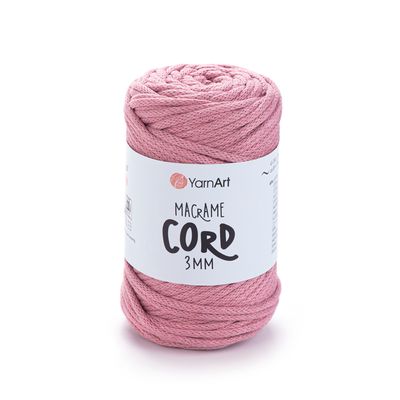 YarnArt Macrame Cord 3mm 792 - Dusty Rose Pink YarnArt Macrame Cord 3mm 792 - Dusty Rose Pink