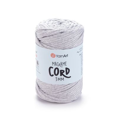 YarnArt Macrame Cord 3mm 756 - Light Grey