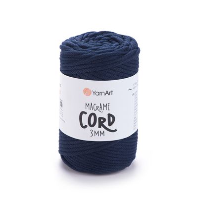 YarnArt Macrame Cord 3mm 784 - Navy Blue