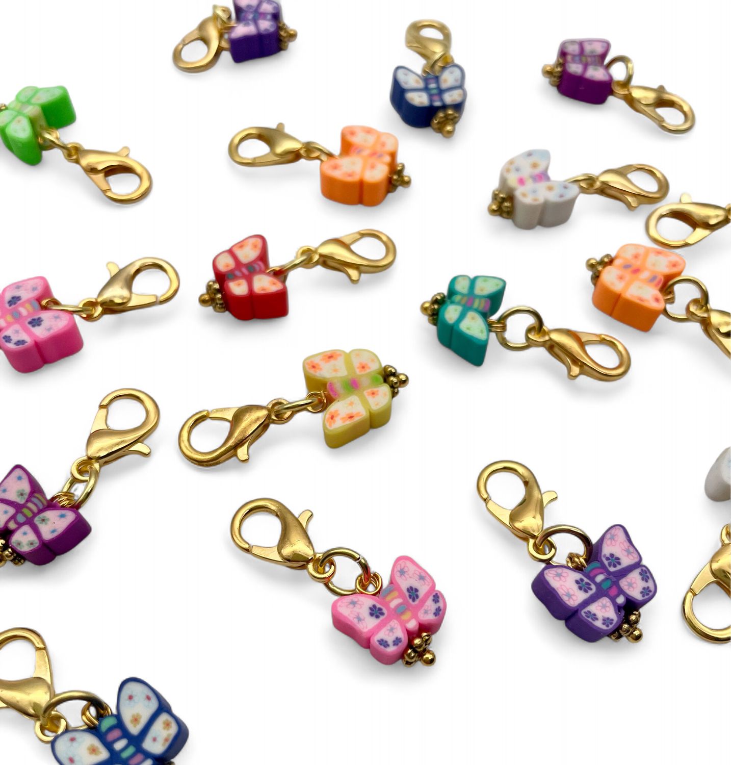 Butterfly Polymer Clay Stitch Markers