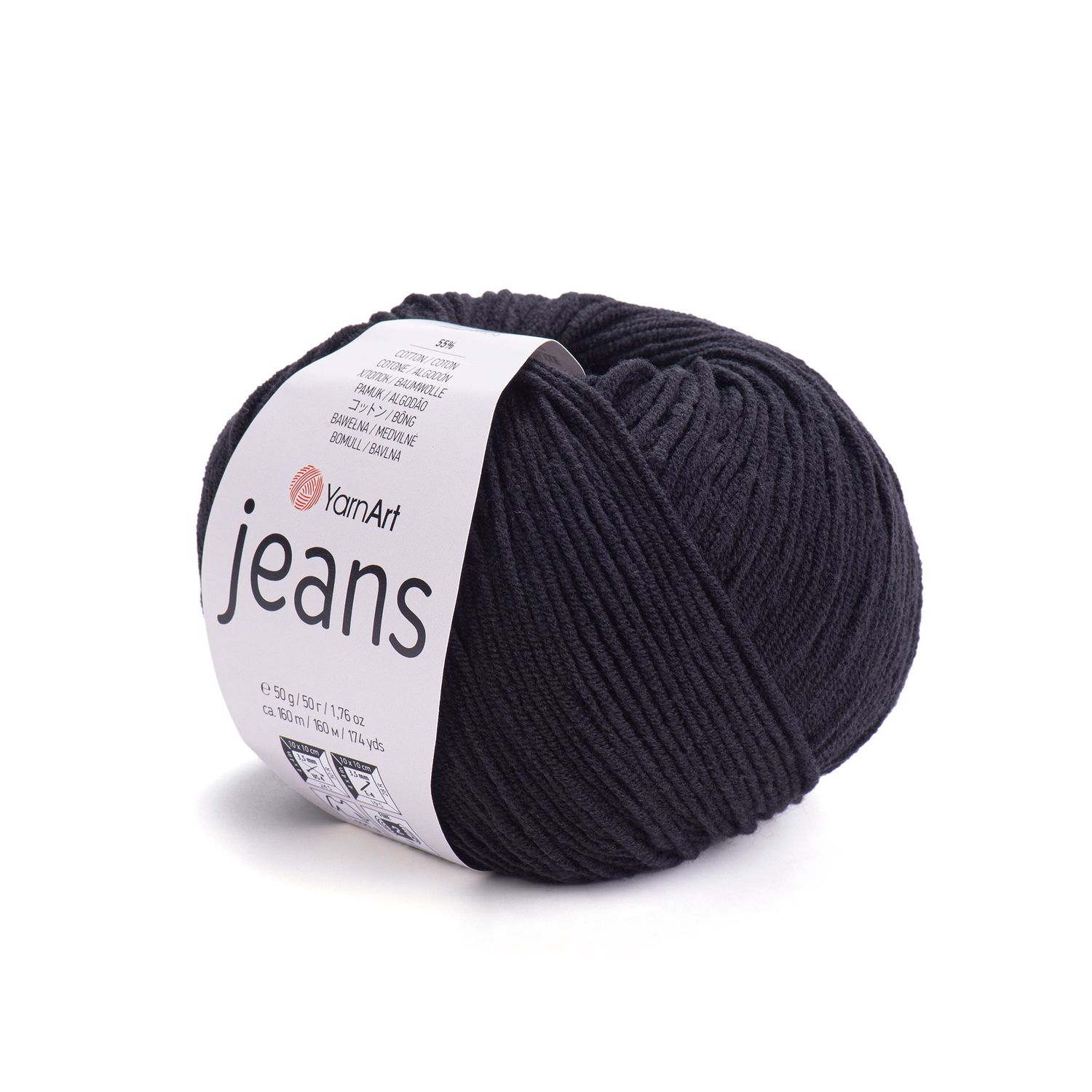 YarnArt Jeans 53 - Black YarnArt Jeans 53 - Black