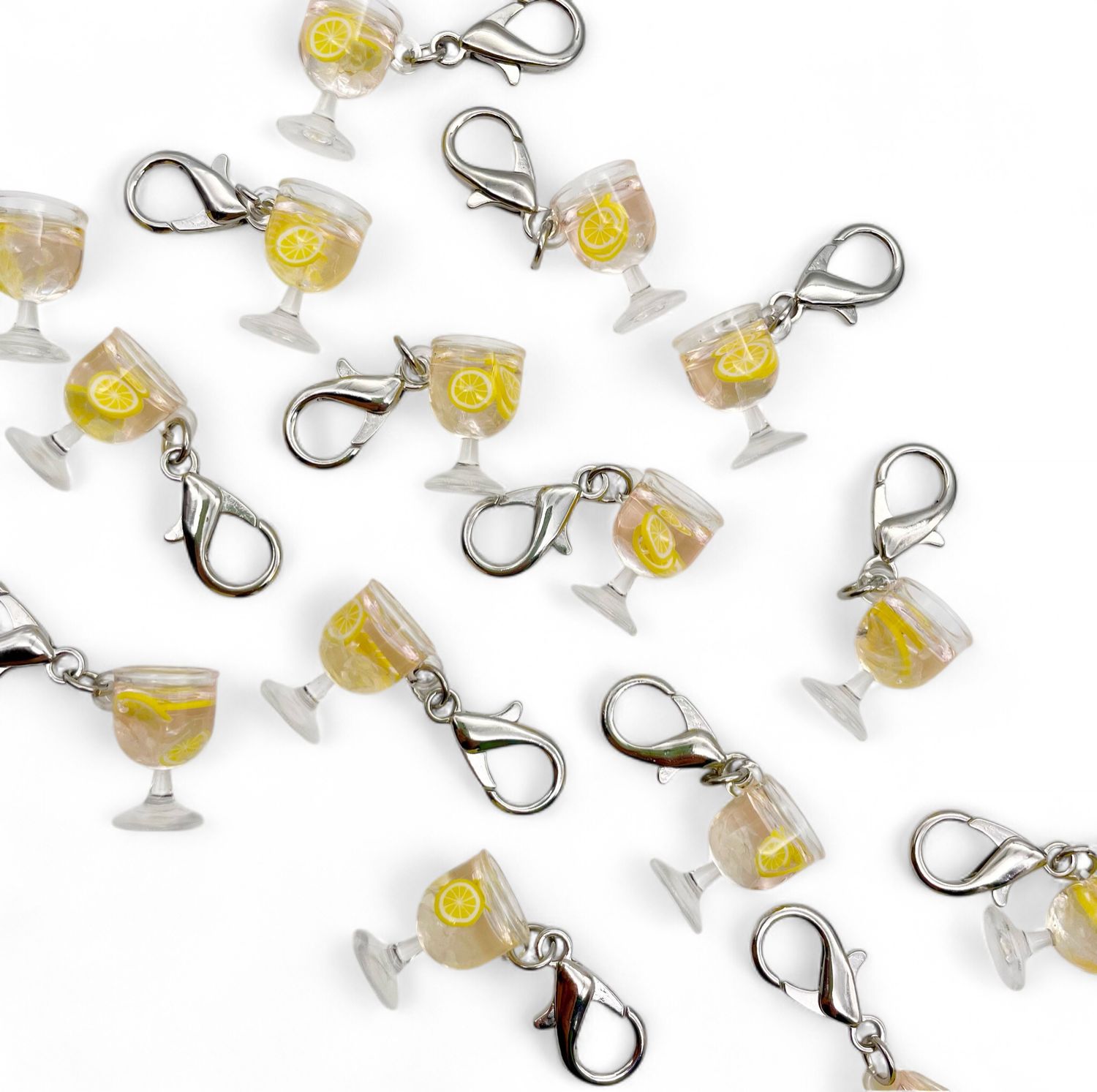 G&T Glass Stitch Markers JUMBO Clasp- pack of 5