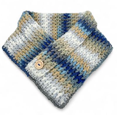 Feather Stitch Cowl Scarf Pattern