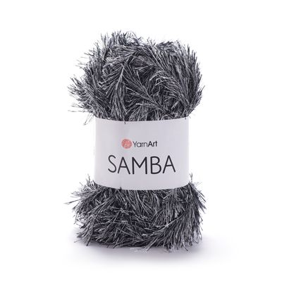 YarnArt Samba K 64 - Black / White