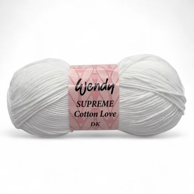Wendy Supreme Cotton Love DK - White