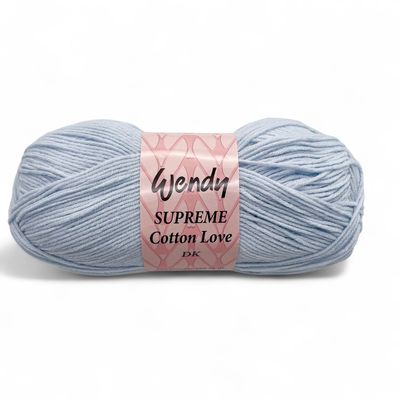 Wendy Supreme Cotton Love DK - Icy Blue Wendy Supreme Cotton Love DK - Icy Blue