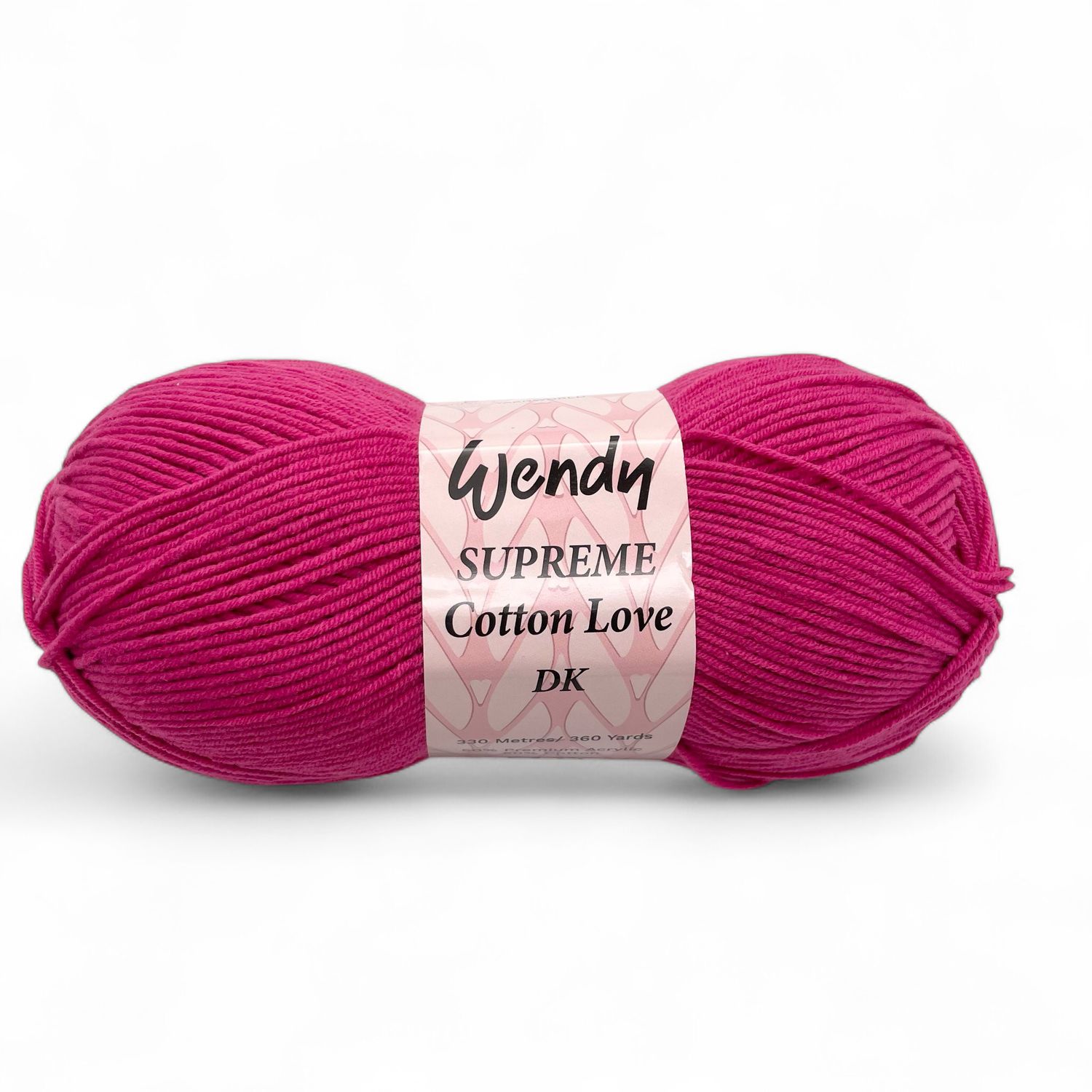 Wendy Supreme Cotton Love DK - Raspberry Wendy Supreme Cotton Love DK - Raspberry