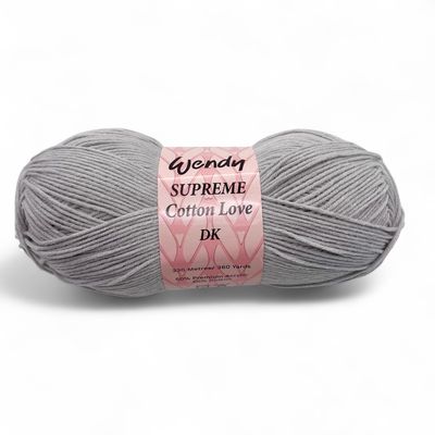 Wendy Supreme Cotton Love DK - Silver Wendy Supreme Cotton Love DK - Silver