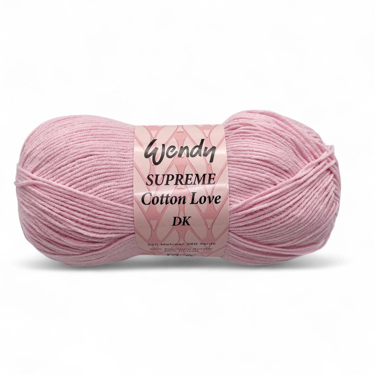 Wendy Supreme Cotton Love DK - Powder Pink Wendy Supreme Cotton Love DK - Powder Pink