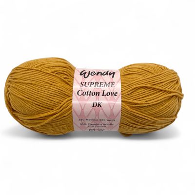 Wendy Supreme Cotton Love DK - Antique Gold Wendy Supreme Cotton Love DK - Antique Gold
