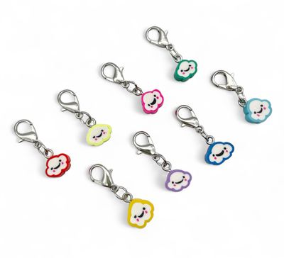 Cute Cloud Stitch Markers - pack of 5