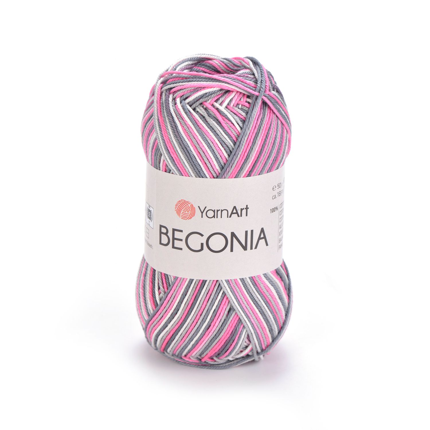 YarnArt Begonia Melange 504 - Urban Rose