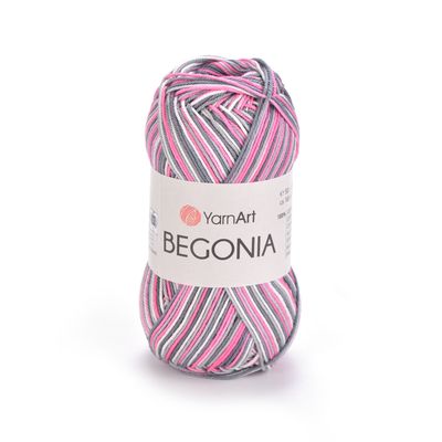 YarnArt Begonia Melange 504 - Urban Rose