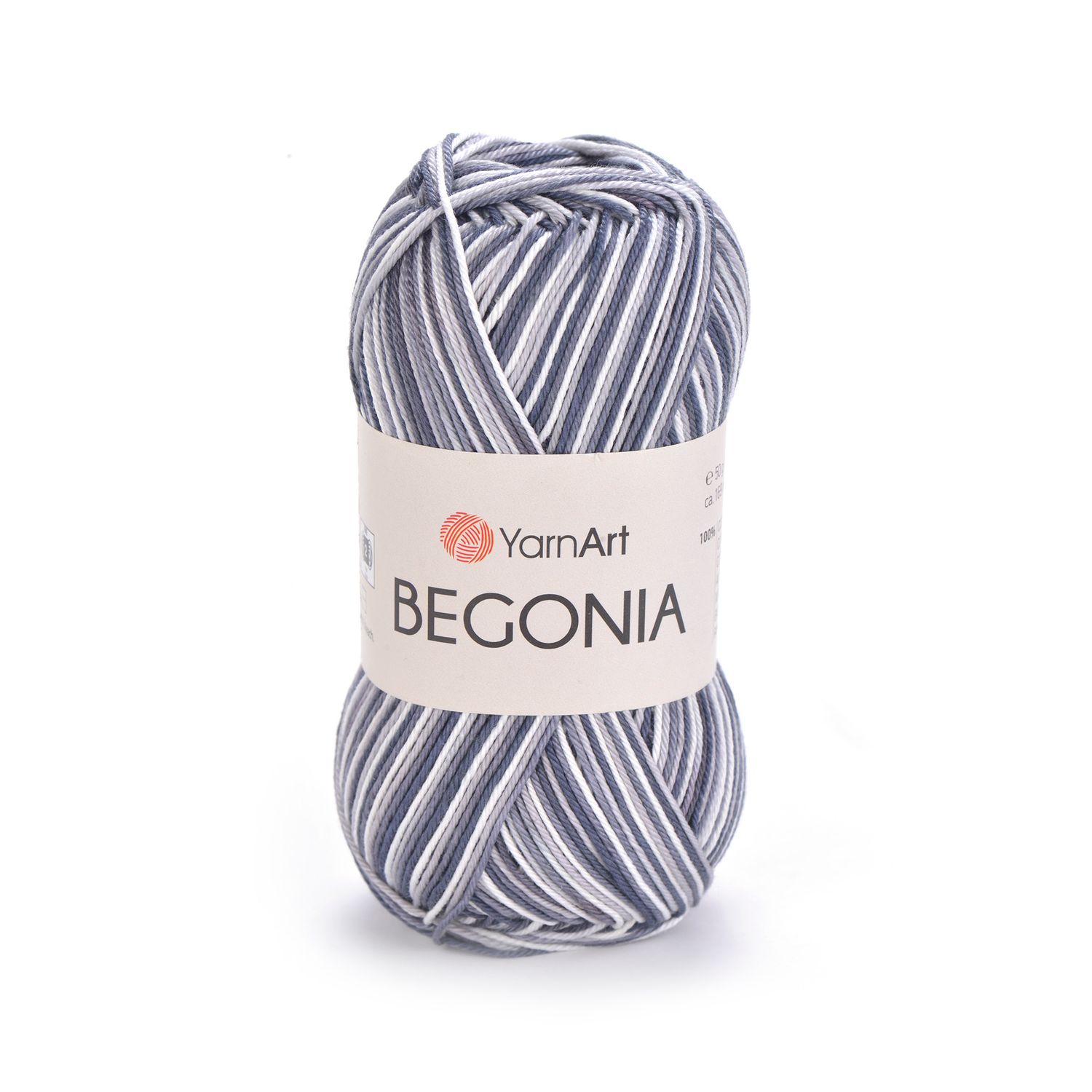 YarnArt Begonia Melange 509 - Monochrome