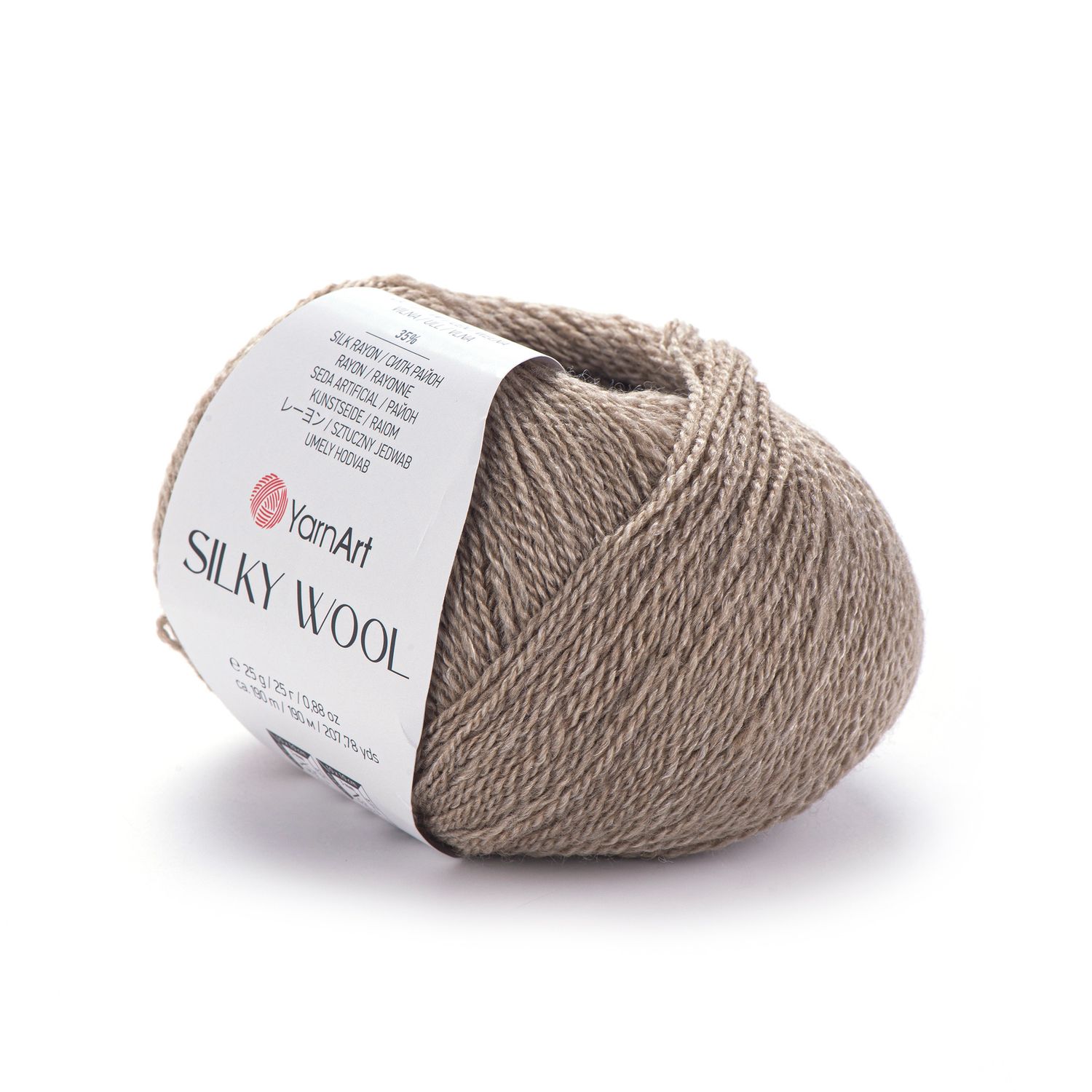 YarnArt Silky Wool 342 - Light Brown
