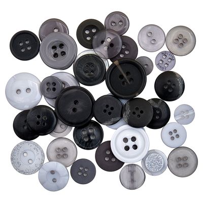Trimits Craft Buttons - 50g tube - Monochrome Trimits Craft Buttons - 50g tube - Monochrome