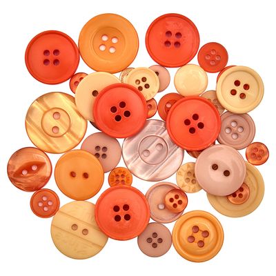 Trimits Craft Buttons - 50g tube - Oranges