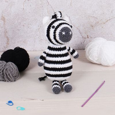 Trimits Amigurumi Crochet Kit - Zebra
