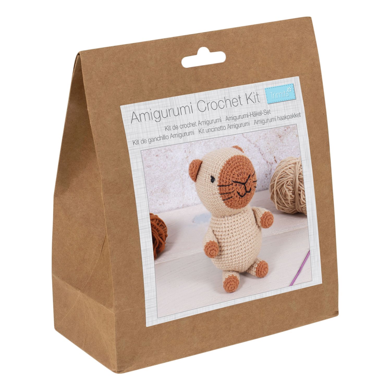 Trimits Amigurumi Crochet Kit - Capybara