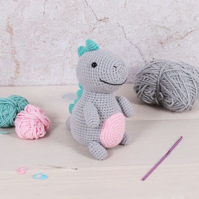 Trimits Amigurumi Crochet Kit - Dinosaur
