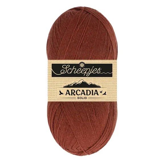 Scheepjes Arcadia Solid 812 - Mahogany
