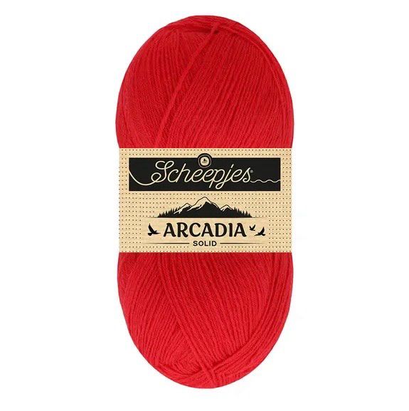 Scheepjes Arcadia Solid 808 - Red Beach