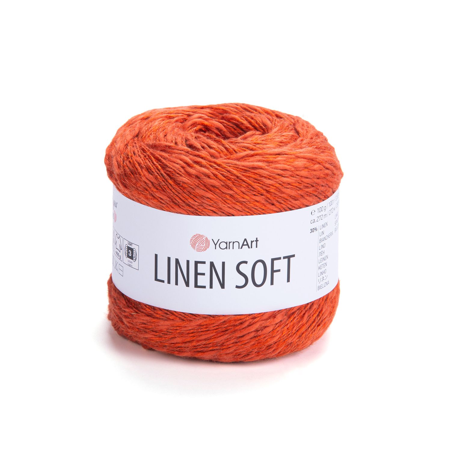 YarnArt Linen Soft 7310 - Orange YarnArt Linen Soft 7310 - Orange