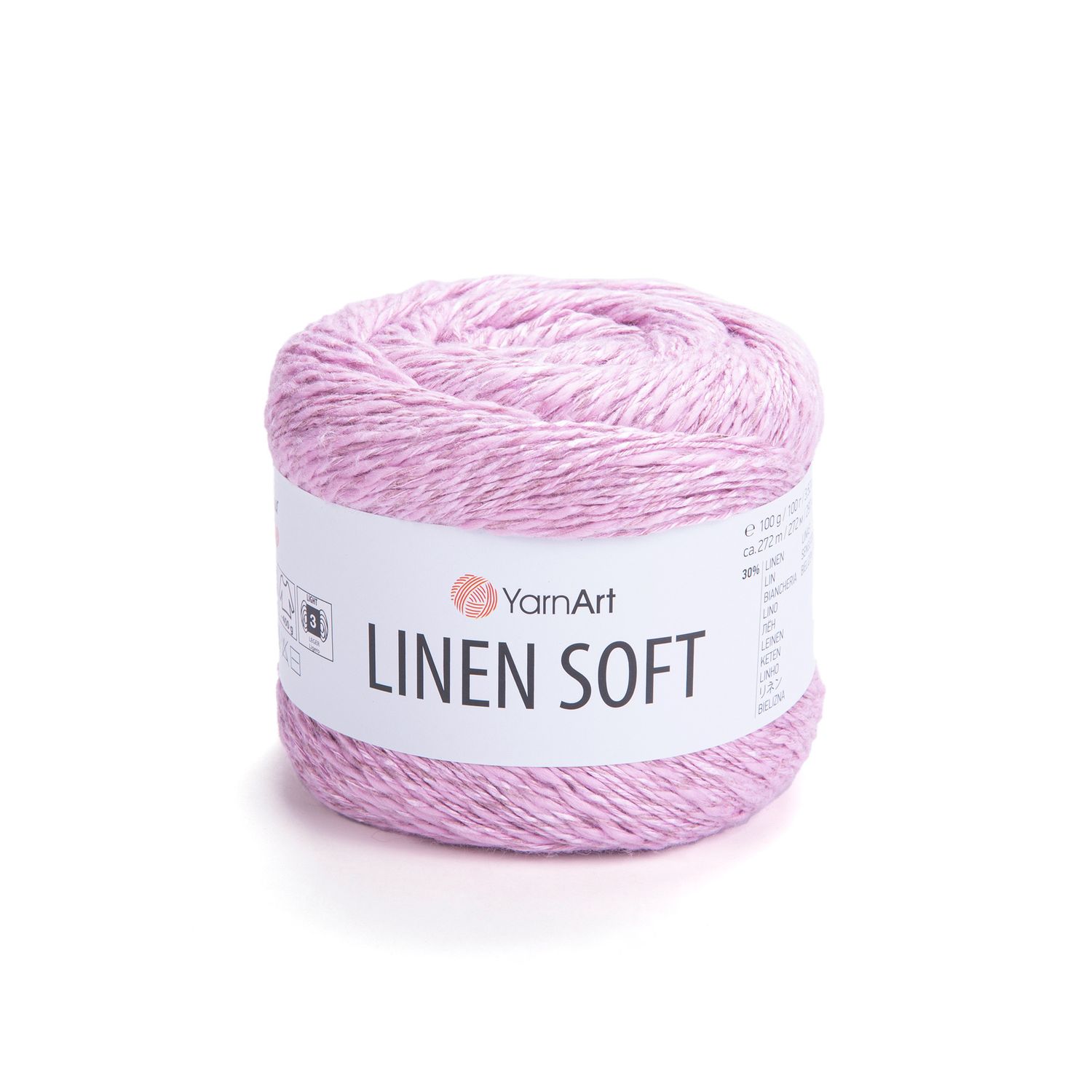 YarnArt Linen Soft 7321 - Pink