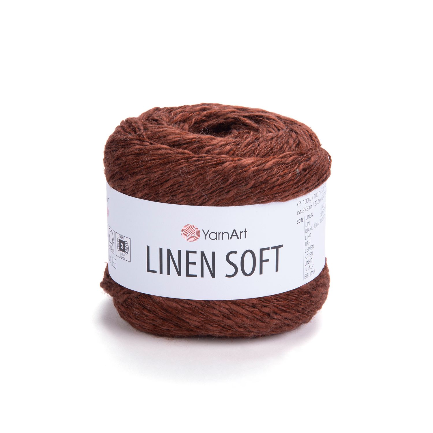 YarnArt Linen Soft 7309 - Brown