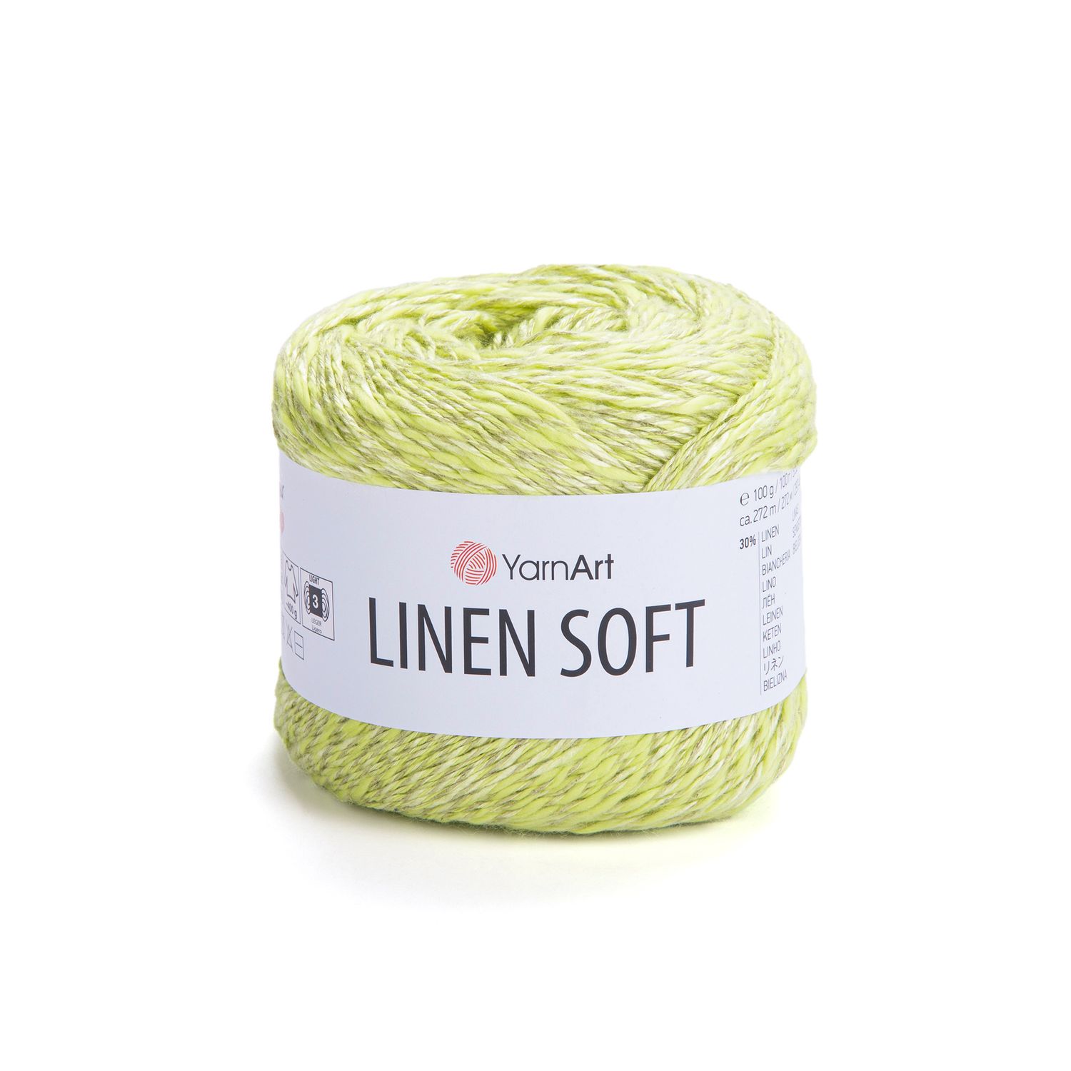 YarnArt Linen Soft 7311 - Apple Green