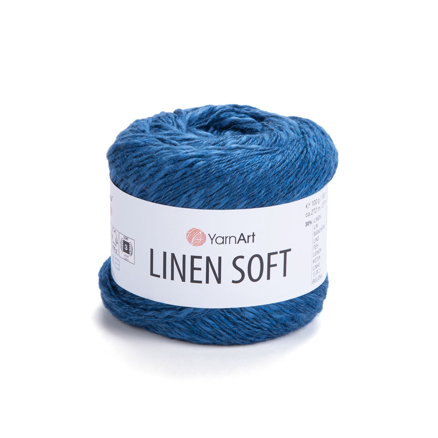YarnArt Linen Soft 7317 - Dark Blue