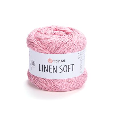 YarnArt Linen Soft 7322 - Coral Pink